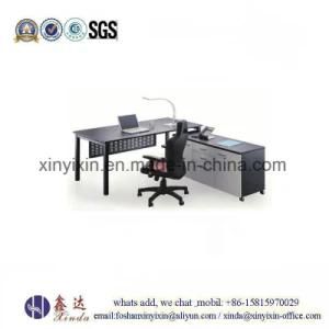 Black and White Color Modern Office Director Desk (1311#)