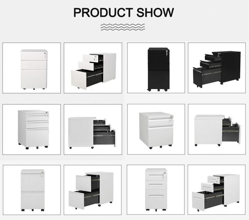 Modern Design Table Filing Metal Cabinet for Office Use