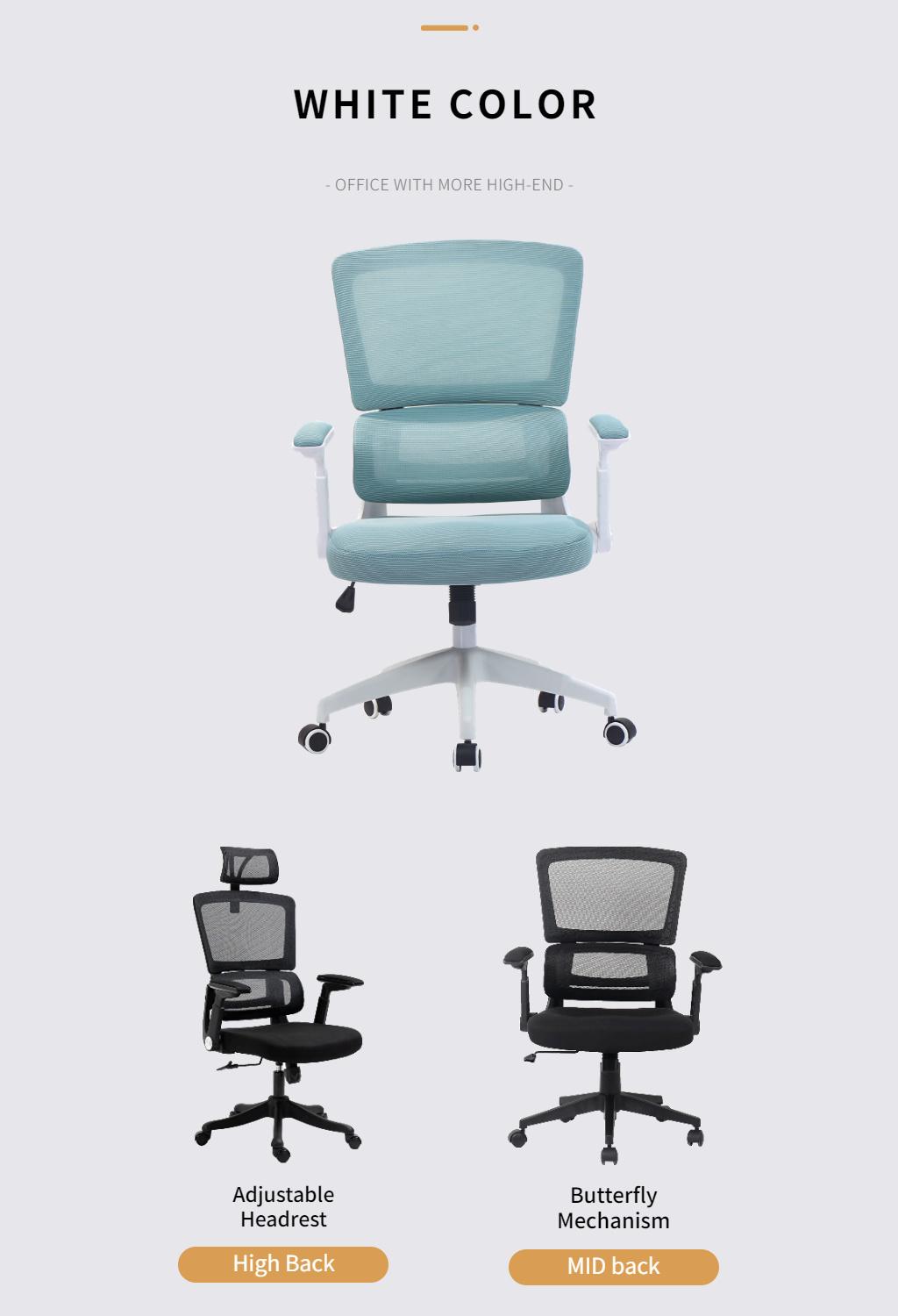 Ergonomic New Design Model Flip up Armrest Office Mesh Chair