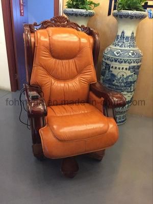 Luxury Genuine Leather King Throne Chair for Executive
