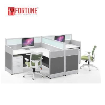 Layout Office Staff 2 Person Face to Face Divider Workstation Ufficio Call Center Cubicle