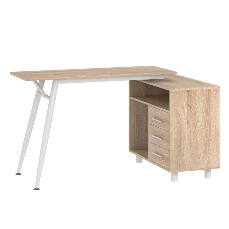 Model Simple Style Wood Home School Office Study Computer Desk