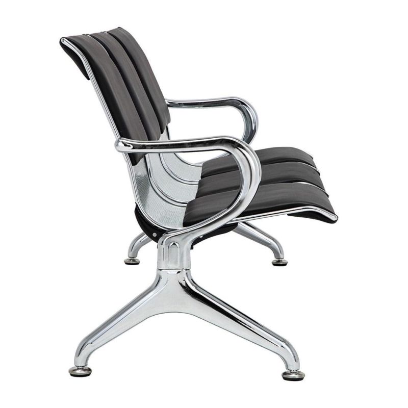 3-Seater Airport Gang Chair (Silver)