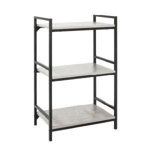 Bookshelf 3-Tier Bookcase Wood Display Shelf Units Storage Organizer for Home Office