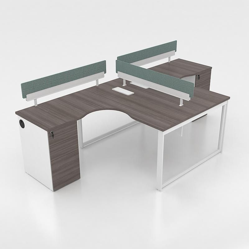 High Quality Modern Furniture Office Computer Desk Two Seats Workstation