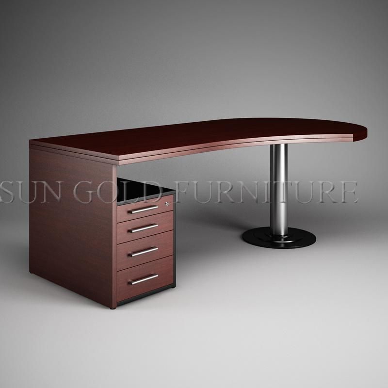 Mediterranean Blue Minimalist Design Modern Executive Manager Desk (SZ-OD201)