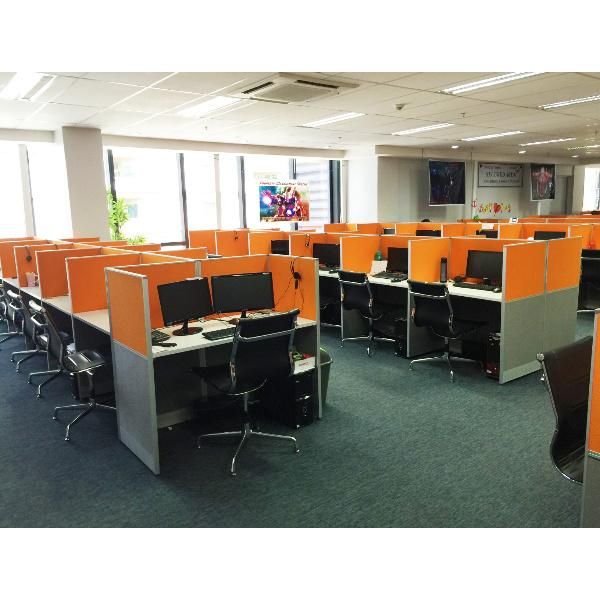 Factory Price 3 Seater Office Cubicles with Pedestal