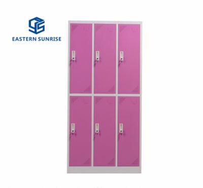 Kd Structure Metal Locker 6 Doors Medium Duty Garage Cabinet