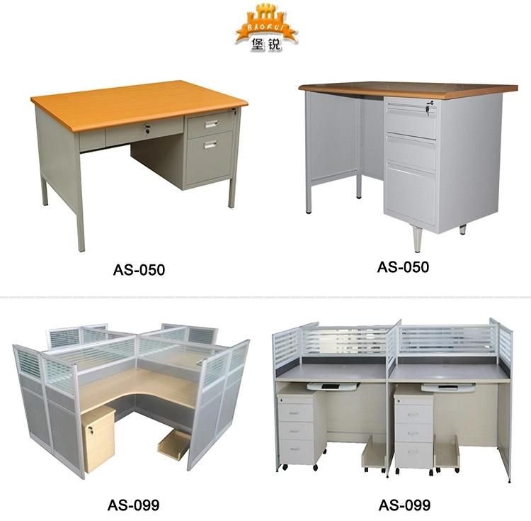 Cheap Metal Wood Computer Table