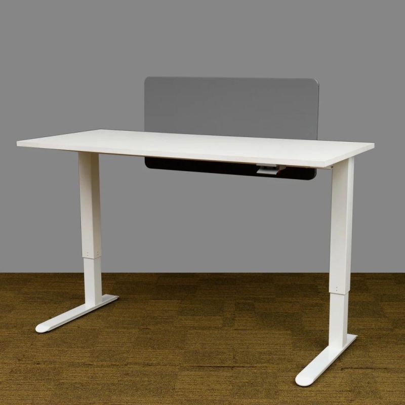 Modern Furniture Manual Height Adjustable Standing Office Workstation Study Computer Table (Milano)