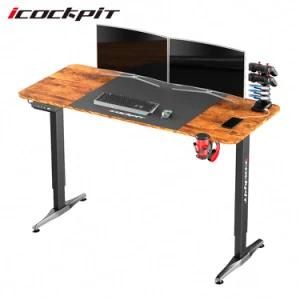 Icockpit Modern Memory Sit Stand Height Adjustable Table Customizable Adjustable Gaming Desk