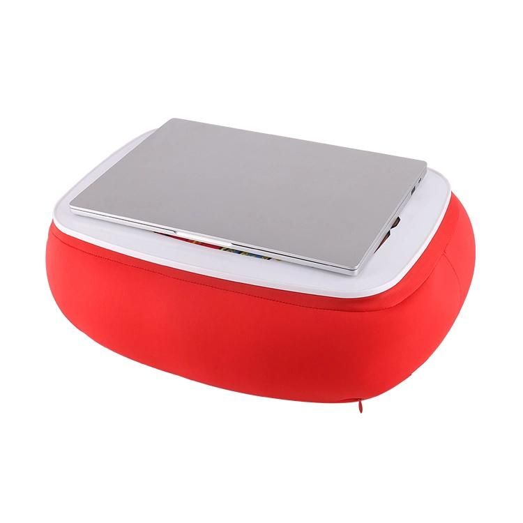 Multi-Function Cheap Comfortable and Portable Plastic Pillow Cushion Table Laptop Computer Cushion Desk for Sofa Bed Travel Office Desk