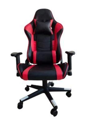Custom Deals PU Leather Black Red Office Gamer Gaming Chair