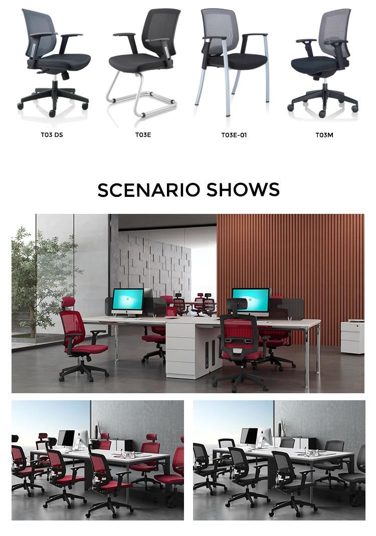 Factory Office Table Chair Ergonomic Mesh Chair Advanced Design BIFMA Certificate Computer Chair Office