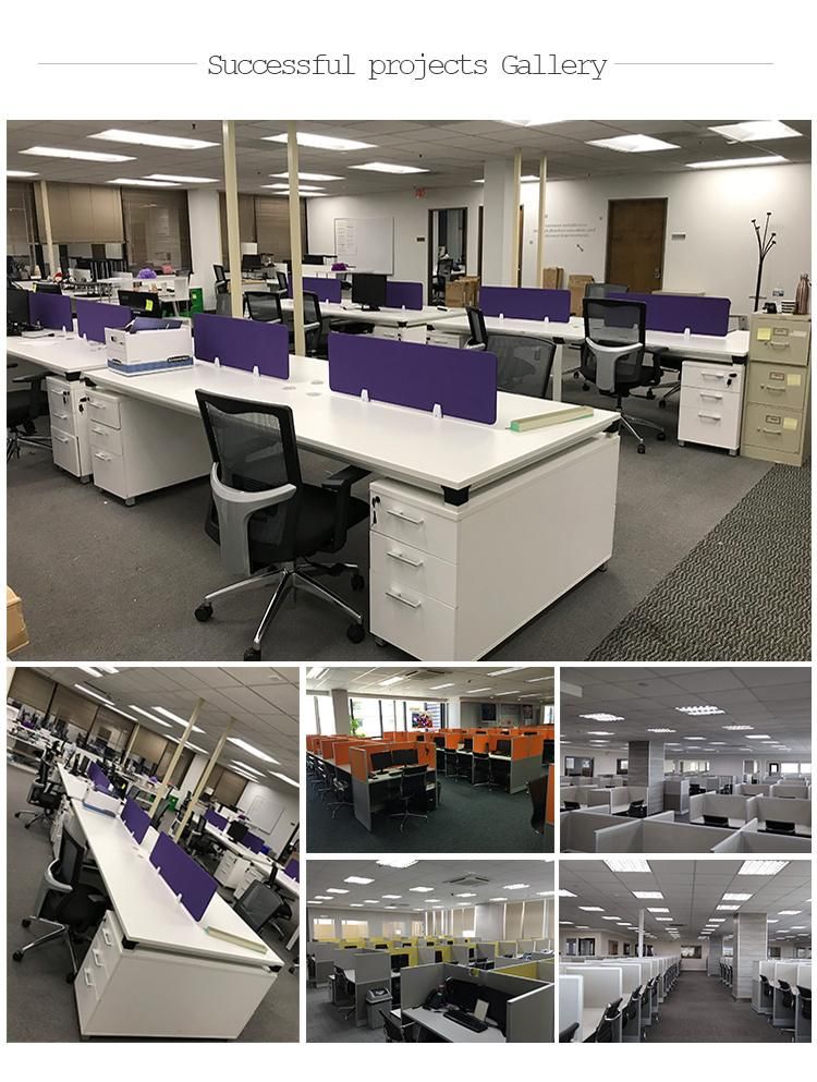 High Wall Blue Staff Aluminum Work Cubicles Office Workstation Cubicle