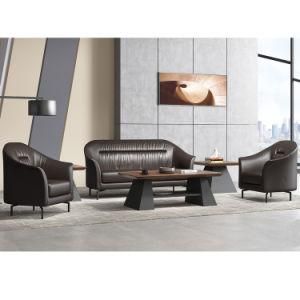 Customized Office Leather Sofa Set 3 Seater Leather Sofa