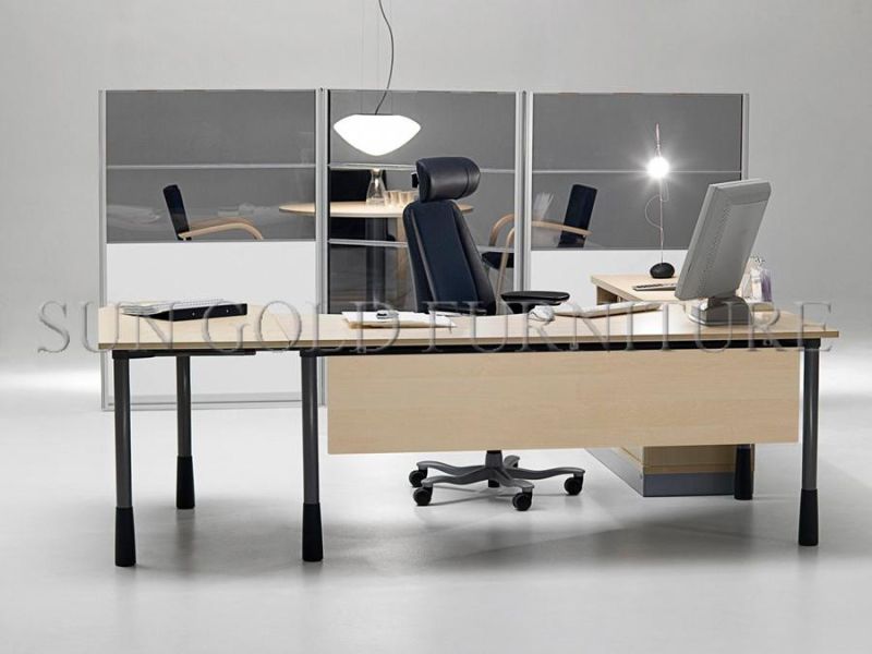 High Quality Office Suites U Shape Executive Desk with High Cabinet (SZ-OD124)