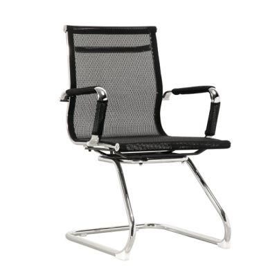Modern Fixed Stainless Steel Leg MID Back Working and Study Chair