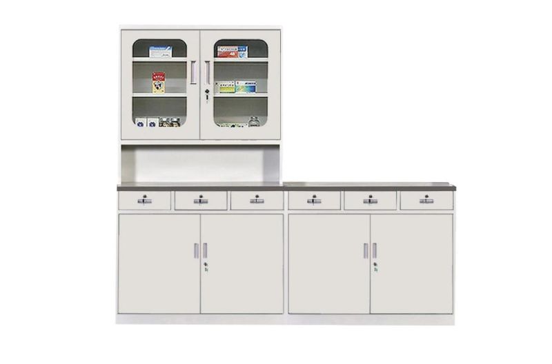 Modern Design Hospital Steel Cupboard Steel Medicine Cabinet