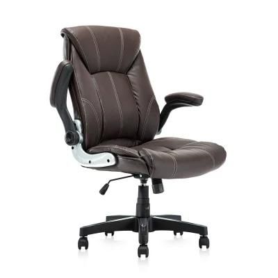 360-Degree Swiveling Upholstery PU Leather Design Rotary Executive Office Chairs