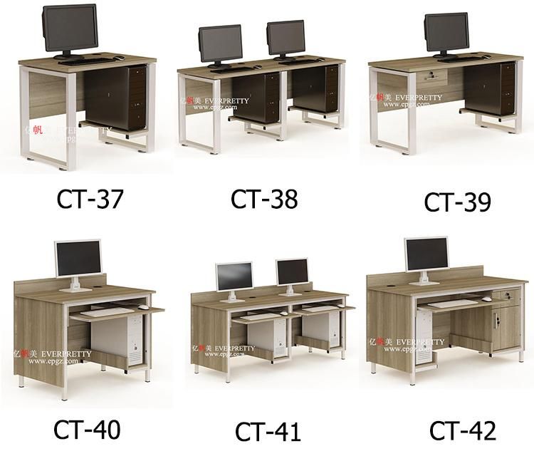 High Quality Wooden Students Computer Desk for Two Seaters