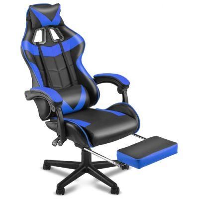 Anji Factory Manufacturing Revolving Gaming Chair with Footrest