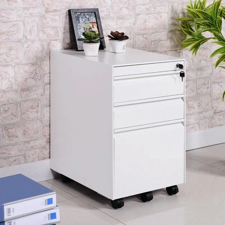 High Quality Mobile Office Steel Filing Cabinet with Caster