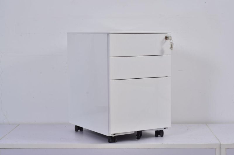 Most Popular Living Room 3-Drawer Cabinet with Wheels