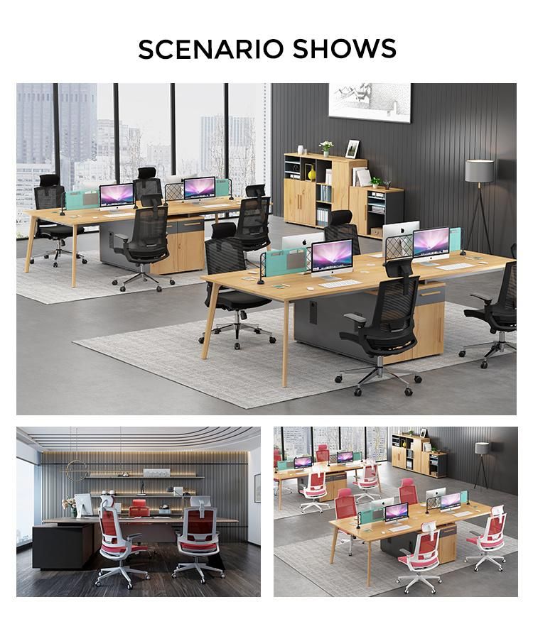 Factory Direct Sale Mesh Workstation Wood Comfortable Wholesale Ergonomic Chair Office