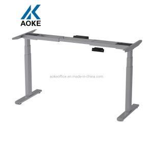 Electric Height Adjustable Stand up Desk White Standing Workstation