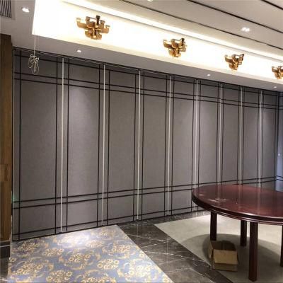 Movable Sound Proof Insulation Manual Acoustic Operable Partition Walls for Restaurants