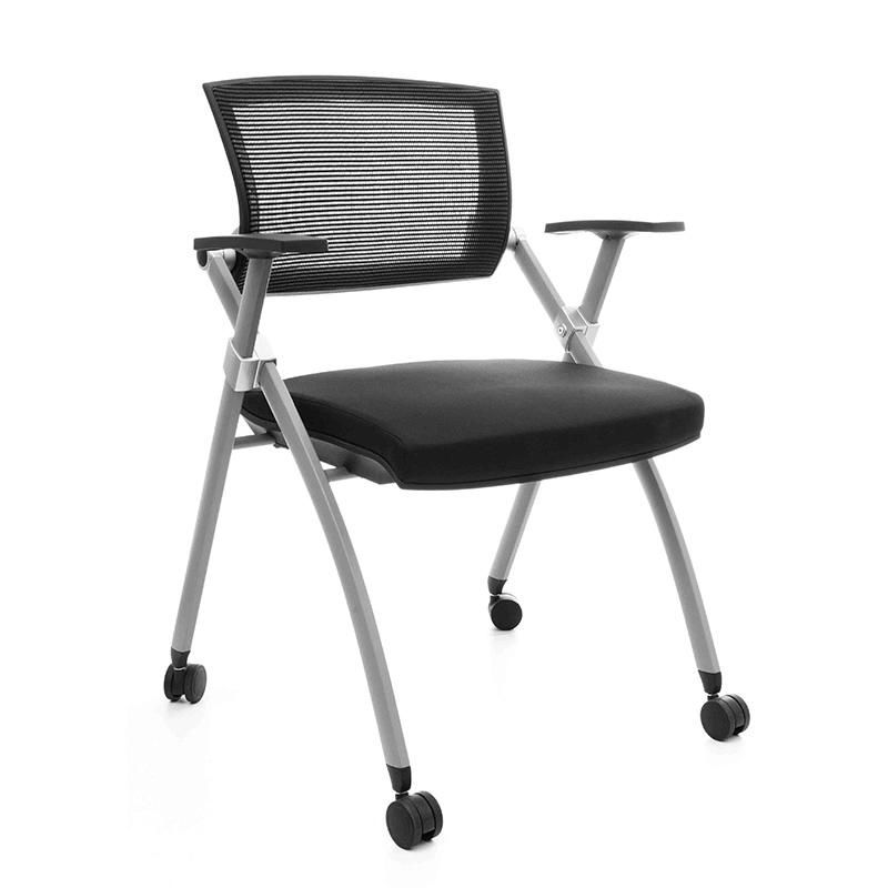 Folding Training Mesh Modern Office Chair with Caster