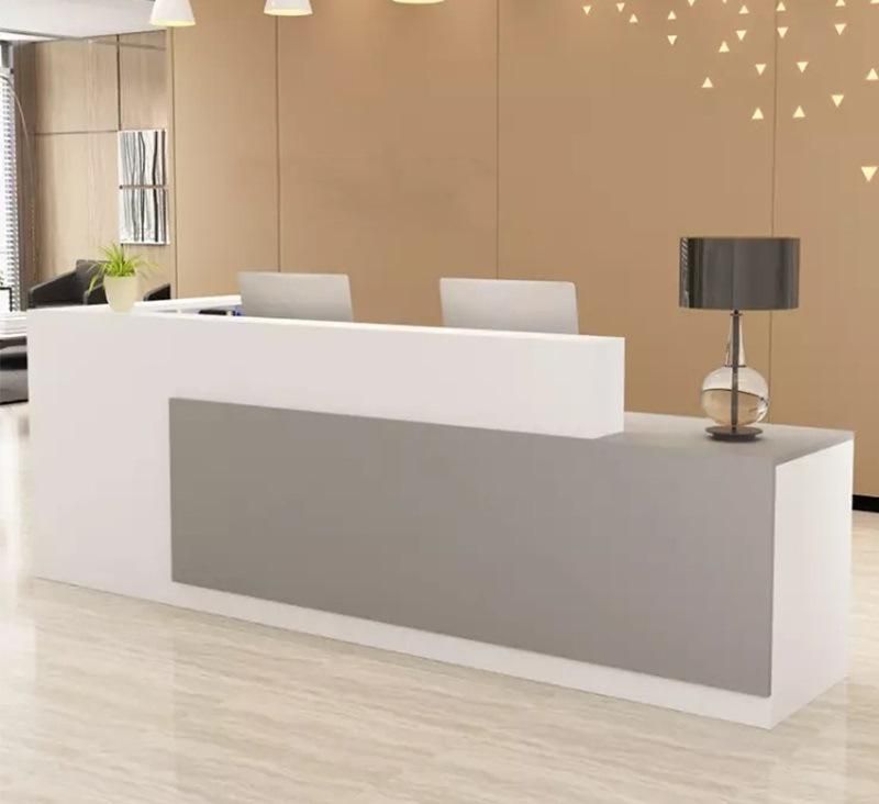 Hl-030 2021 Top Quality Mix Color Salon Reception Table Consult Table for Sale Cashier Desk Check-out Counter Checkstand
