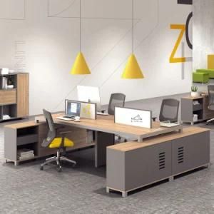 2020 Zhongshan Furniture Director L Shaped Wood Latest Executive Office Workstation Partition