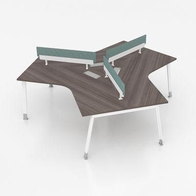 High Quality Office Desk Computer Table Three Seats Office Workstations