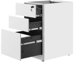 Modern Office Cabinet Furniture Metal Steel Mobile Pedestal 3 Drawer Bbf