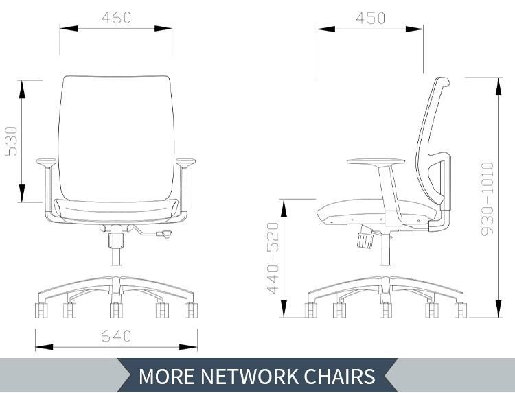 Professional Design Luxury Chairs Executive Staff Office Computer MID Back Office Chair