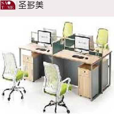 Modern Office Furniture Computer Desk Opposite Four-Person Office Desk