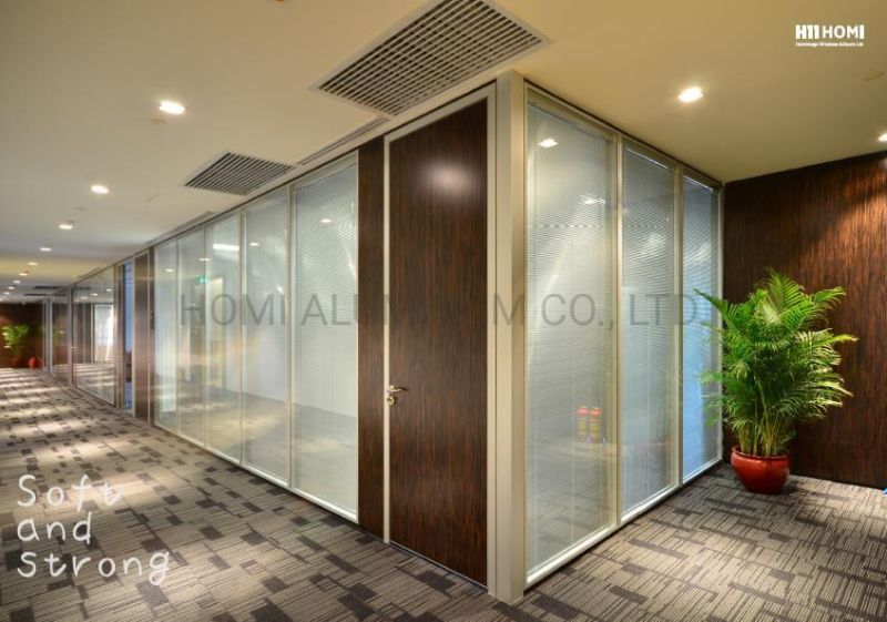 Aluminium Glass Partition for Office