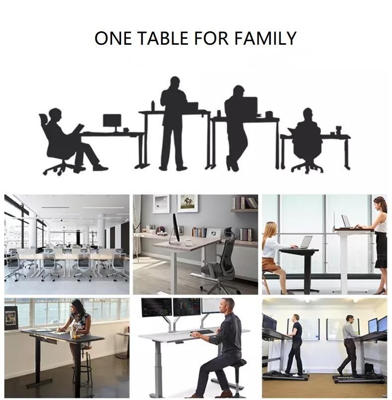 Elites Hot Sale Standing Desk Height Adjustable Office Training Table Computer Study Desk