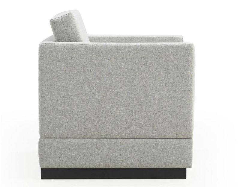 Leisure Furniture Design Grey Color Fabric Office Sofa Sectional Sofa for Reception