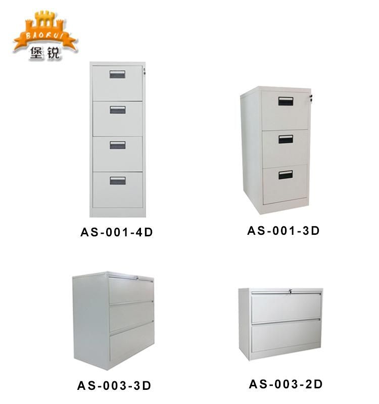 4 Drawer Metal Office Furniture Vertical File Steel Cabinet