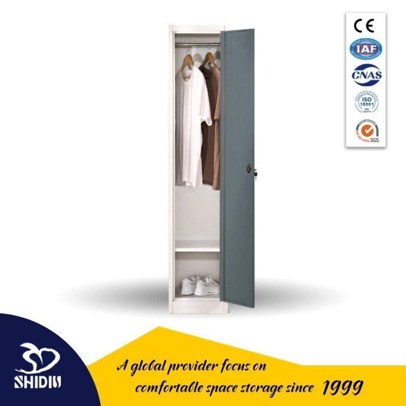 Solid Construction Steel Personal Locker Single Door Metal Locker Furniture