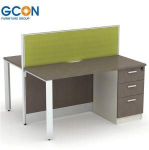 Two Seat Face to Face Office Workstation with Separate Board Workstation