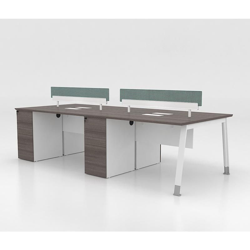 High Quality New Design Office Desk Furniture Modern Four Seat Office Workstation