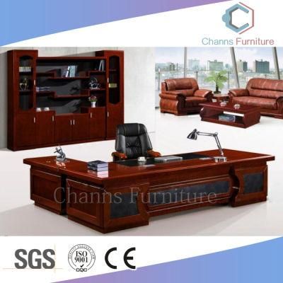 Luxury Furniture Executive Classic Veneer Wooden Manager Table Office Desk (CAS-VA32)