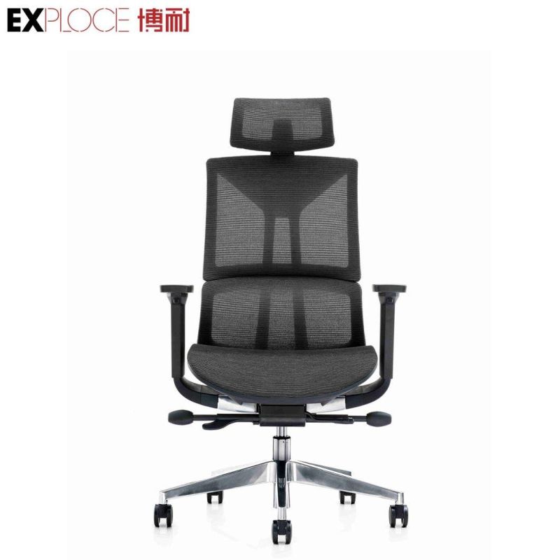 Ergonomic Executive Office Chair with Headrest Ergonomic Swivel Chair Mesh Office Furniture Office Furniture Factory Directly Mesh Task Executive Modern Meeting