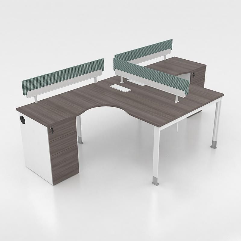 High Quality Modern Furniture Office Computer Desk Two Seats Workstation