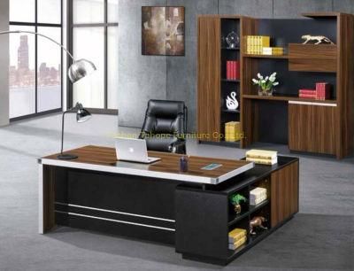 Office Simple Walnut Wooden Computer Executive Office Table