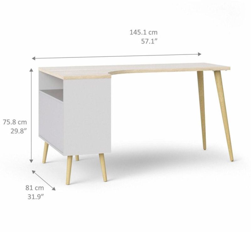 Nova Modern Patent Design Melamine Furniture L Shaped Computer Manager Executive Office Desk